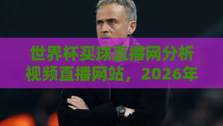 世界杯买球直播网分析视频直播网站，2026年球迷必看指南！