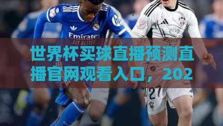 世界杯买球直播预测直播官网观看入口,2026球迷必看指南 世界杯买球直播预测直播官网观看入口,2026球迷必看指南