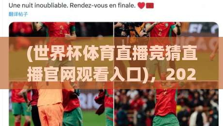(世界杯体育直播竞猜直播官网观看入口)，2026年最全观赛攻略与避坑指南