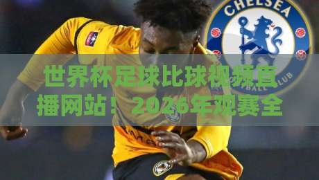 世界杯足球比球视频直播网站！2026年观赛全攻略（附实测推荐）