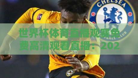 世界杯体育直播观赛免费高清观看直播:2026年球迷绝对不能错过的四大观赛攻略 世界杯体育直播观赛免费高清观看直播:2026年球迷绝对不能错过的四大观赛攻略