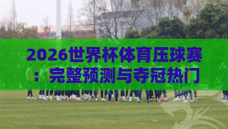 2026世界杯体育压球赛:完整预测与夺冠热门深度解析 2026世界杯体育压球赛:完整预测与夺冠热门深度解析