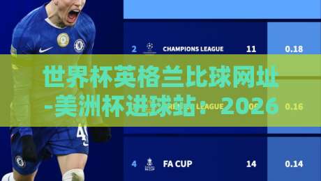 世界杯英格兰比球网址-美洲杯进球站：2026观赛与比分查询指南
