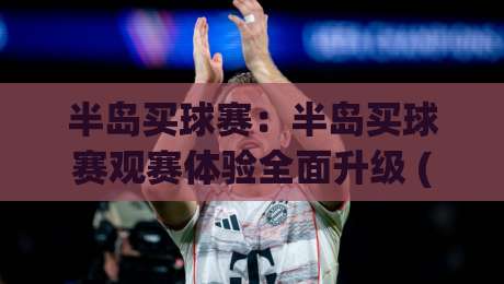 半岛买球赛：半岛买球赛观赛体验全面升级 (半岛买球赛) 从赛程节奏到临场氛围的深度解读|网上热门投球网排名回放无广告全场录像公司比分