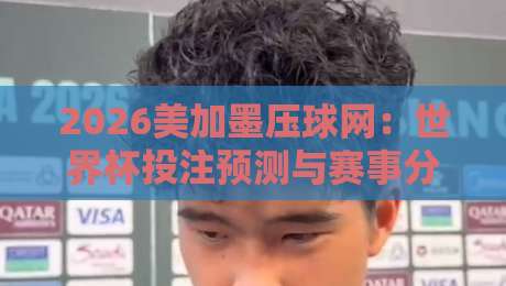 2026美加墨压球网：世界杯投注预测与赛事分析指南