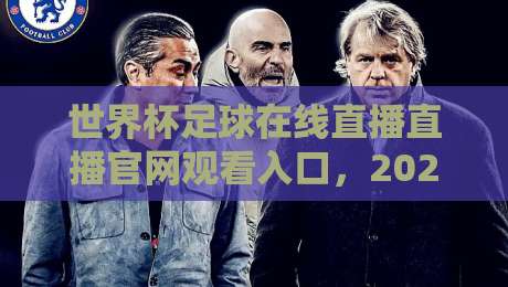 世界杯足球在线直播直播官网观看入口,2026年最全观赛指南来了! 世界杯足球在线直播直播官网观看入口,2026年最全观赛指南来了!